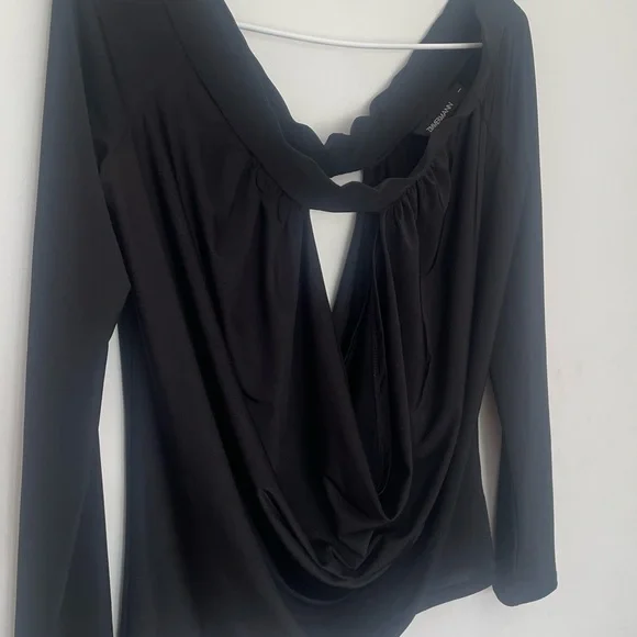 Zimmerman vintage black long sleeve top. Size 1 (suit Au side 8). - Picture 3 of 4